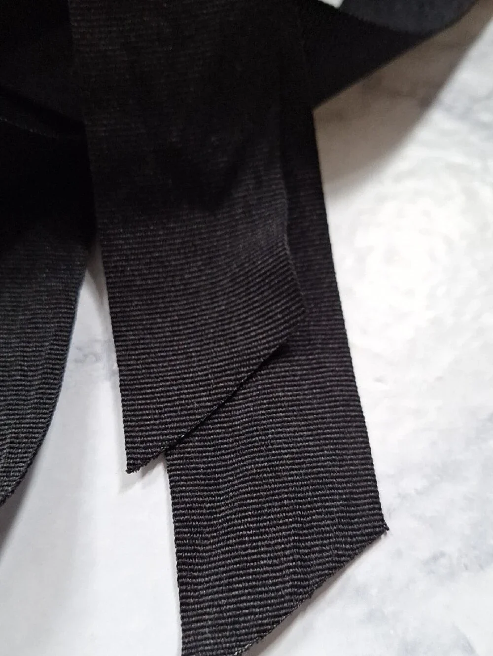 Black Floral Ribbon Waist Belt - Women Accessories